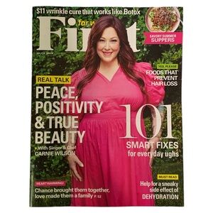 First For Women Magazine July 8 2024 Carnie Wilson Prevent Hair Loss Summer Meal